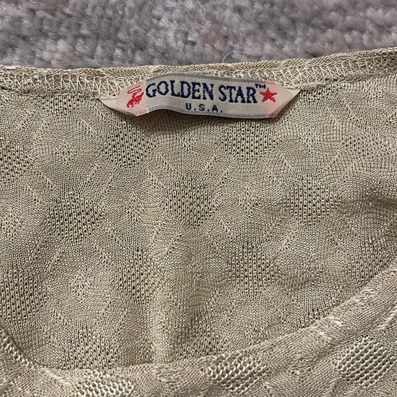 Golden Star long sleeve top in great condition. Beautiful vintage green top. - Picture 4 of 5